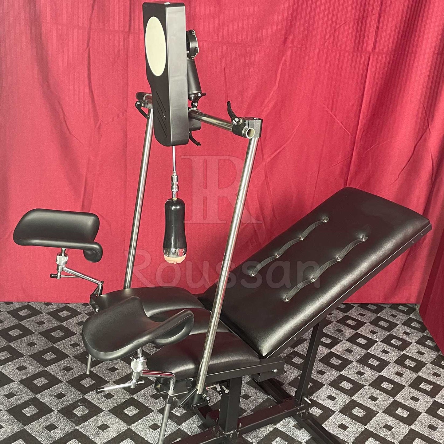 Obedience Chair with 1 Roussan Sex Machine, Jerk Off Machine Attachment Masturbator for Male Masturbation