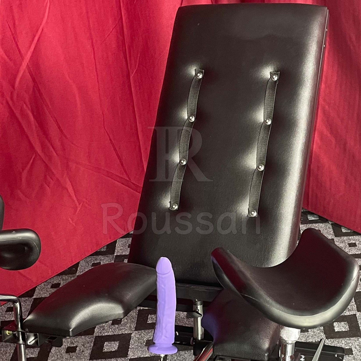 Obedience Chair, Deluxe Leather Seat, Backrest and Leg Rests