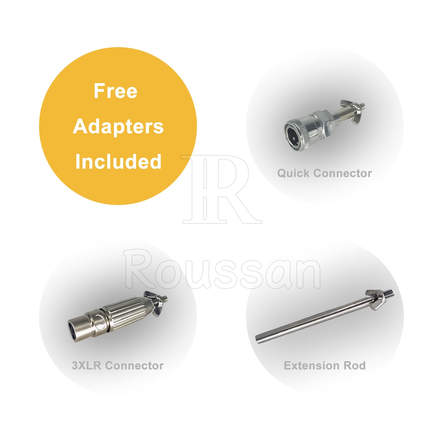 Free Adapters for Roussan Sex Machine Black Dragon & Black Evil