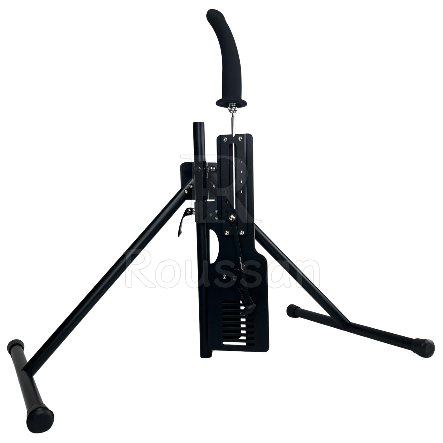 Roussan Sex Machine Black Evil, Vertical Setup for Tied-Up Sex Slave