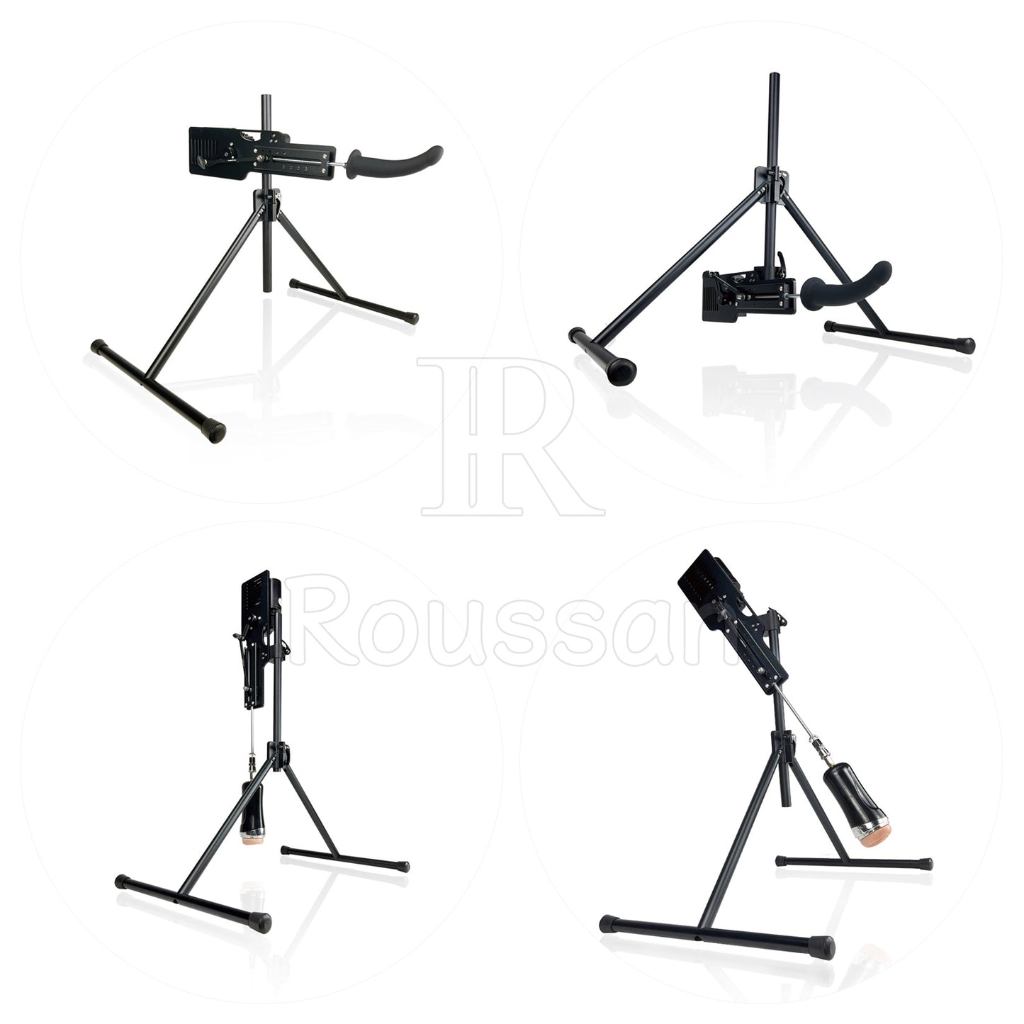 Roussan Sex Machine Black Evil, Adjustable in Many Ways – Plenty of Different Positions