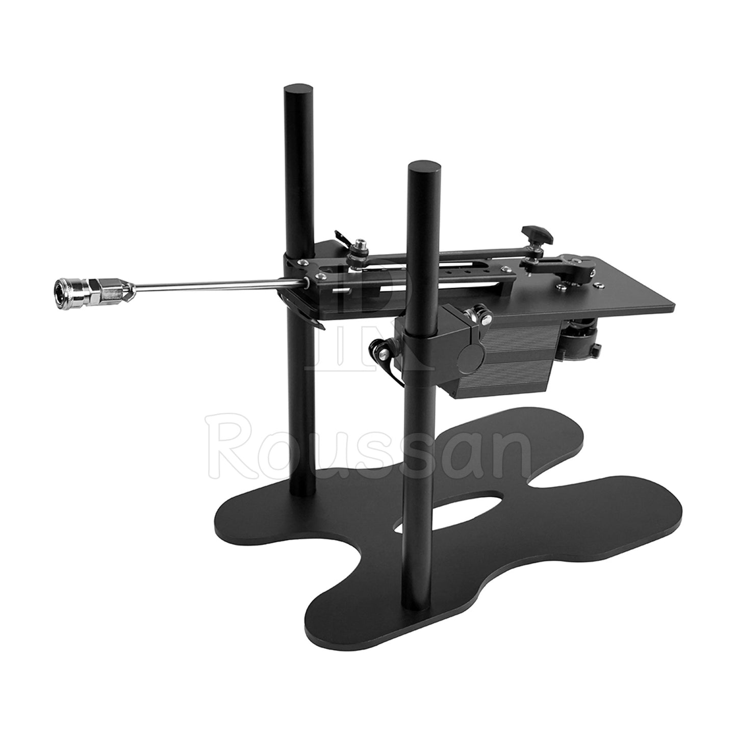 Roussan Sex Machine – Butterfly with Quick Connector, Oblique Side