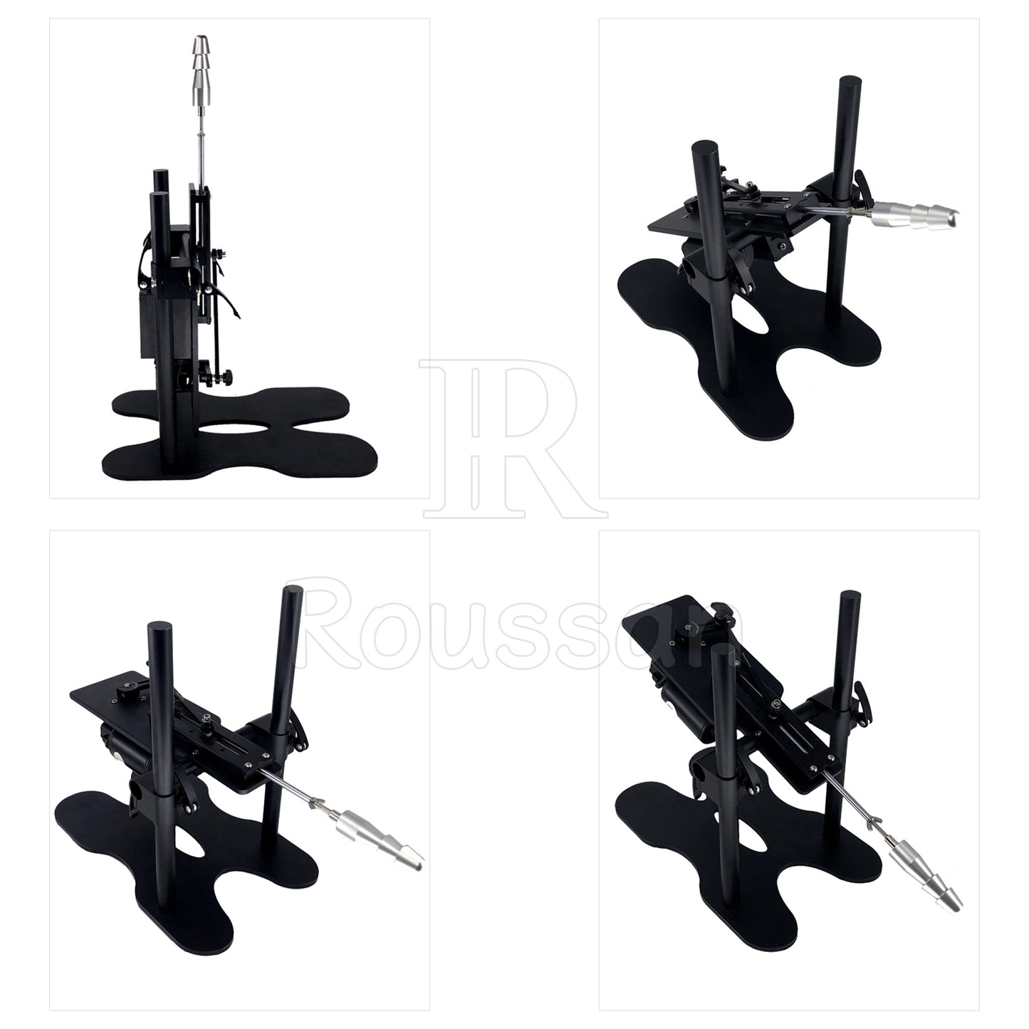Roussan Sex Machine – Butterfly with Vac-U-Lock Adapter, High Adjustability and Compatibility