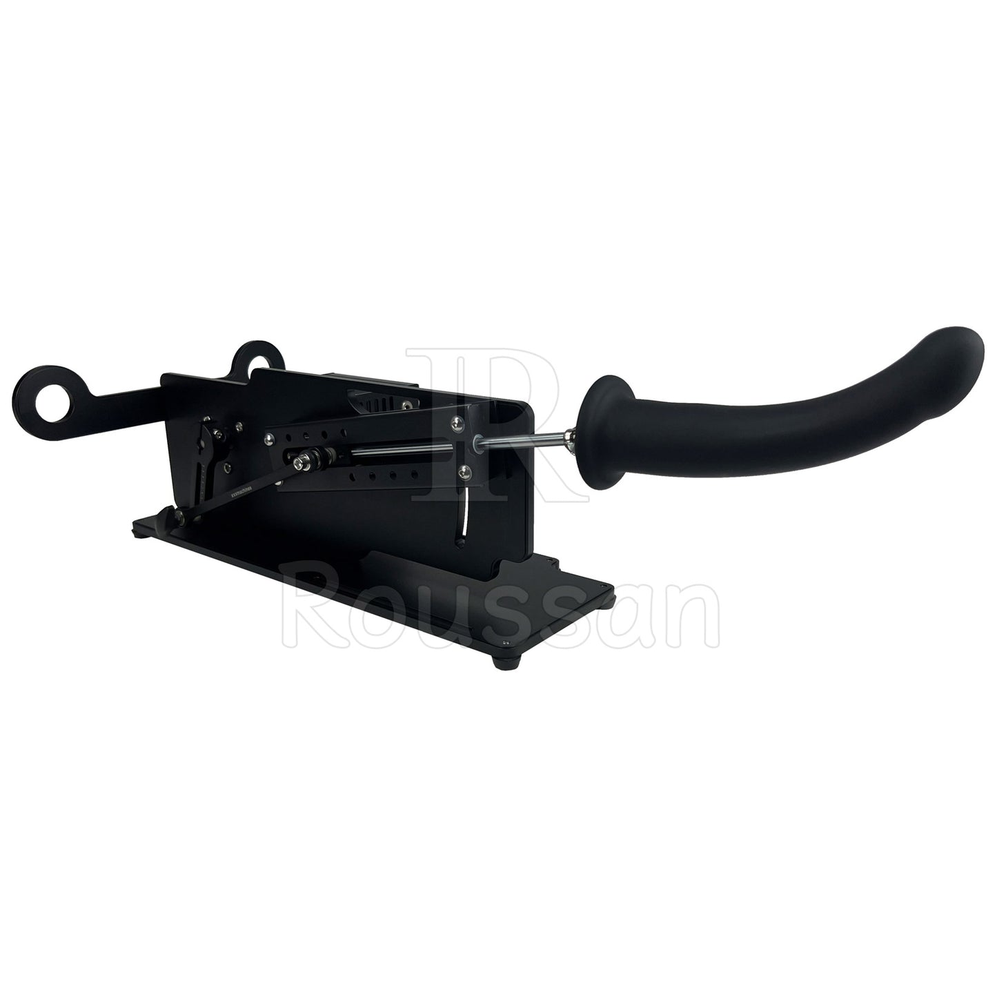Roussan Sex Machine Devil, Fitted with Black Silicone Dildo