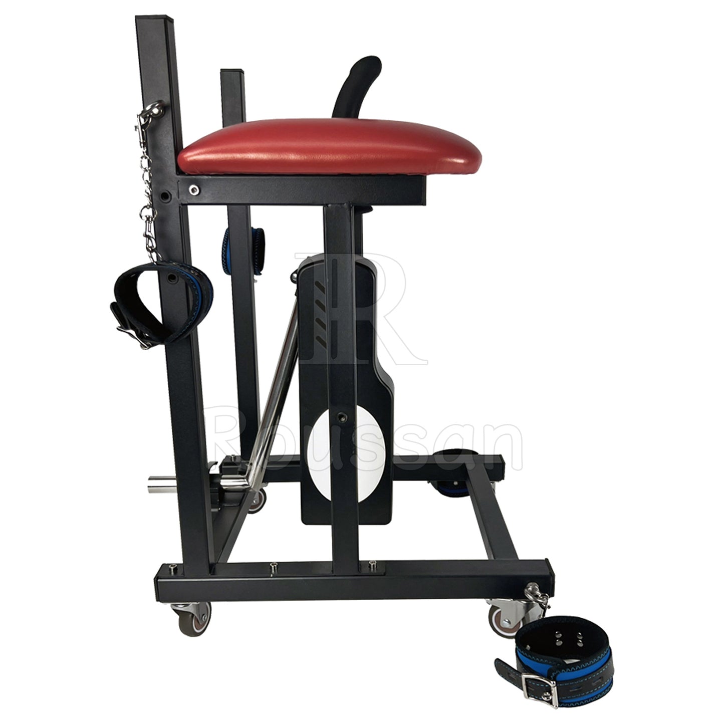 Slave Stool with Roussan Sex Machine - Side