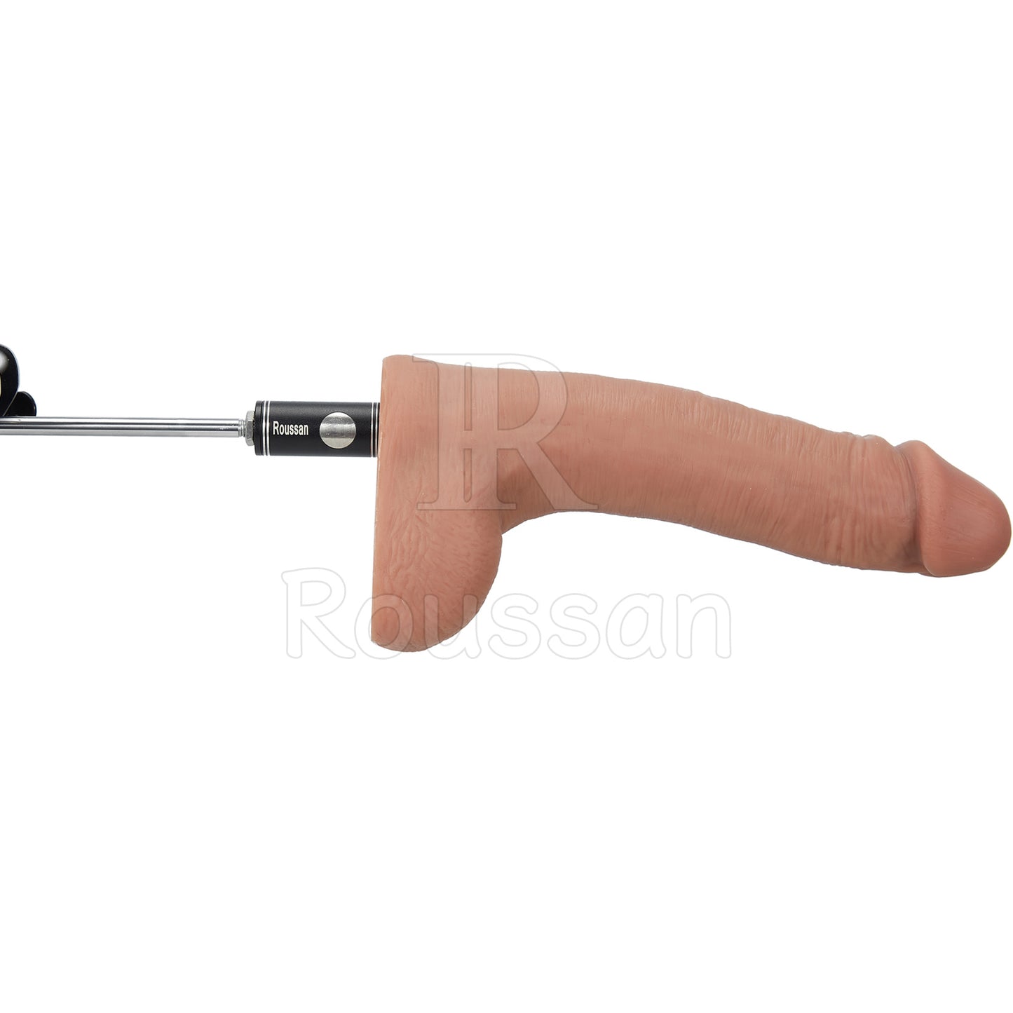 Roussan Sex Machine RX-15, Fitted with 7.9inch Flesh Coloured Realistic Silicone Dildo