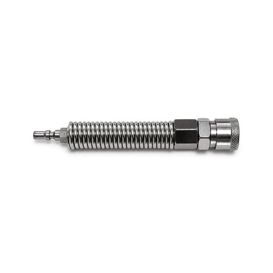 Flexible spring extension for Roussan sex machines, compatible with the quick-connect couplings.