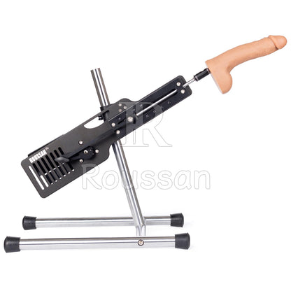 Roussan Sex Machine Black Dragon/Evil | App/Wireless/Wired Control | 120-watt Motor | Silicone Dildo