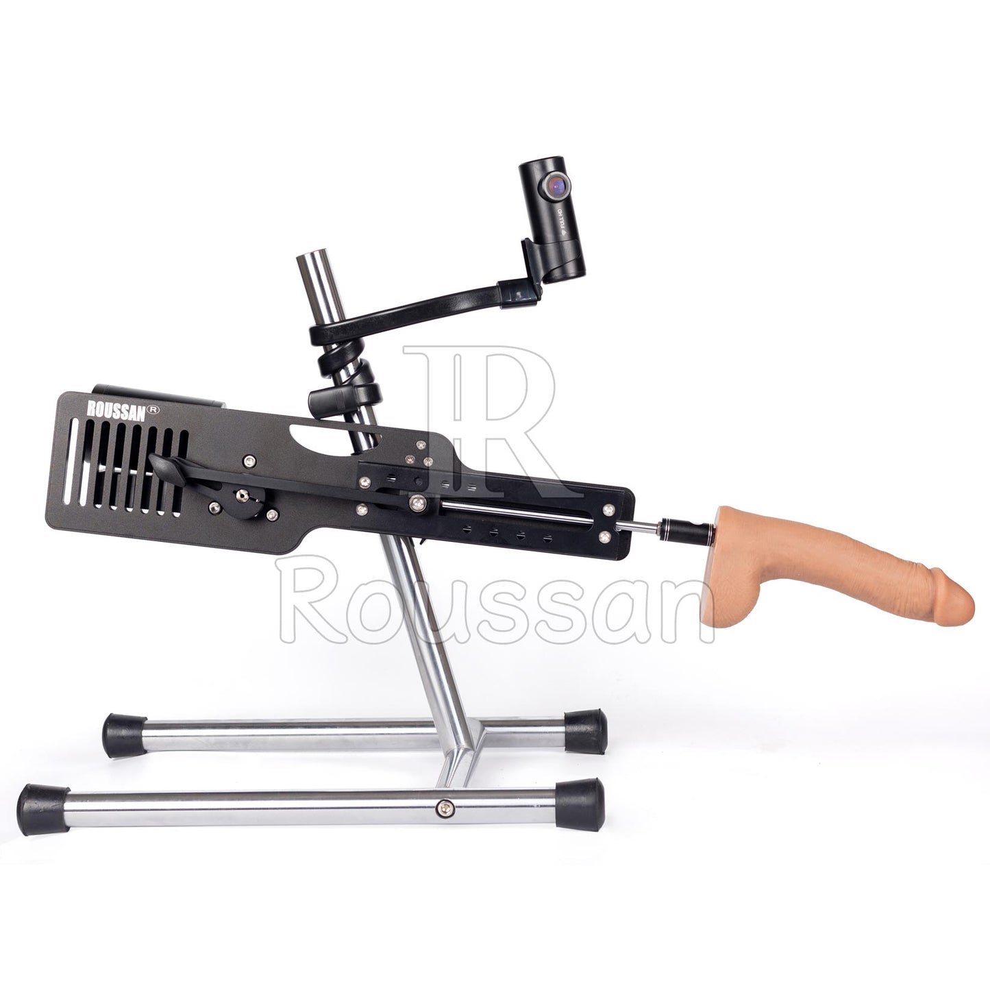 Roussan Sex Machine Black Dragon/Evil | App/Wireless/Wired Control | 120-watt Motor | Silicone Dildo