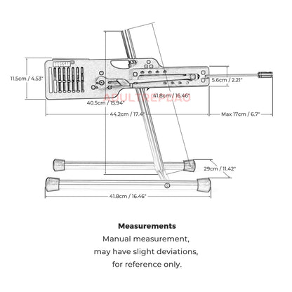 Roussan Sex Machine Black Dragon/Evil | App/Wireless/Wired Control | 120-watt Motor | Silicone Dildo