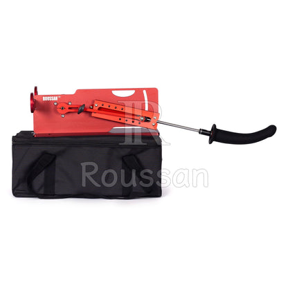 Roussan Tabletop Sex Machine Devil | Wireless/Wired Control | 120-watt Motor | Silicone Dildo