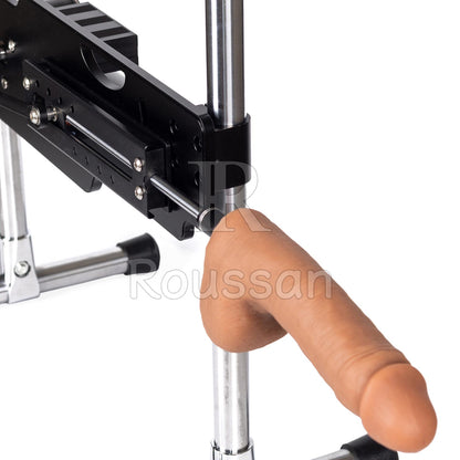 Roussan Sex Machine Elves | App/Wireless/Wired Control | 120-watt Motor | Silicone Dildo