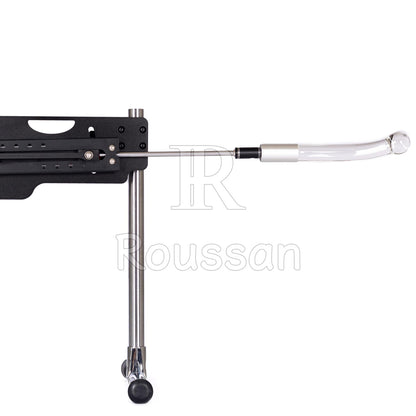 Roussan Sex Machine Elves | App/Wireless/Wired Control | 120-watt Motor | Silicone Dildo