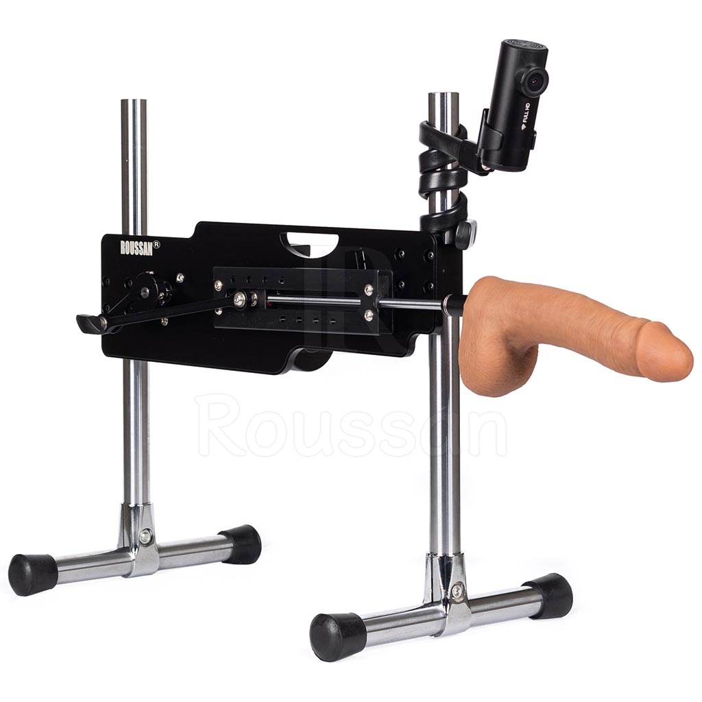 Roussan Sex Machine Elves | App/Wireless/Wired Control | 120-watt Motor | Silicone Dildo