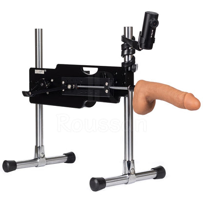 Roussan Sex Machine Elves | App/Wireless/Wired Control | 120-watt Motor | Silicone Dildo