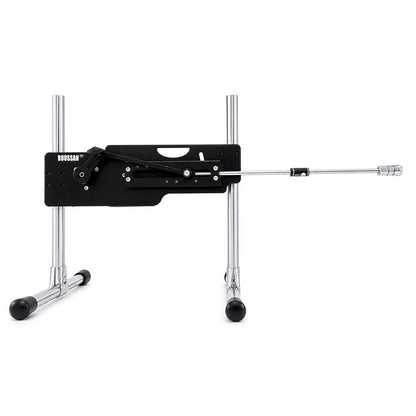 7.48-inch extension rod with quick-connect female connector, mounted on Roussan Elves sex machine.