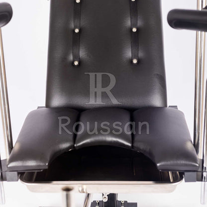Obedience Chair with Roussan Wireless Control Sex Machine, 120-watt Motor, Silicone Dildo