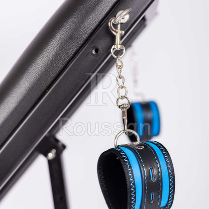 Obedience Chair with Roussan Wireless Control Sex Machine, 120-watt Motor, Silicone Dildo