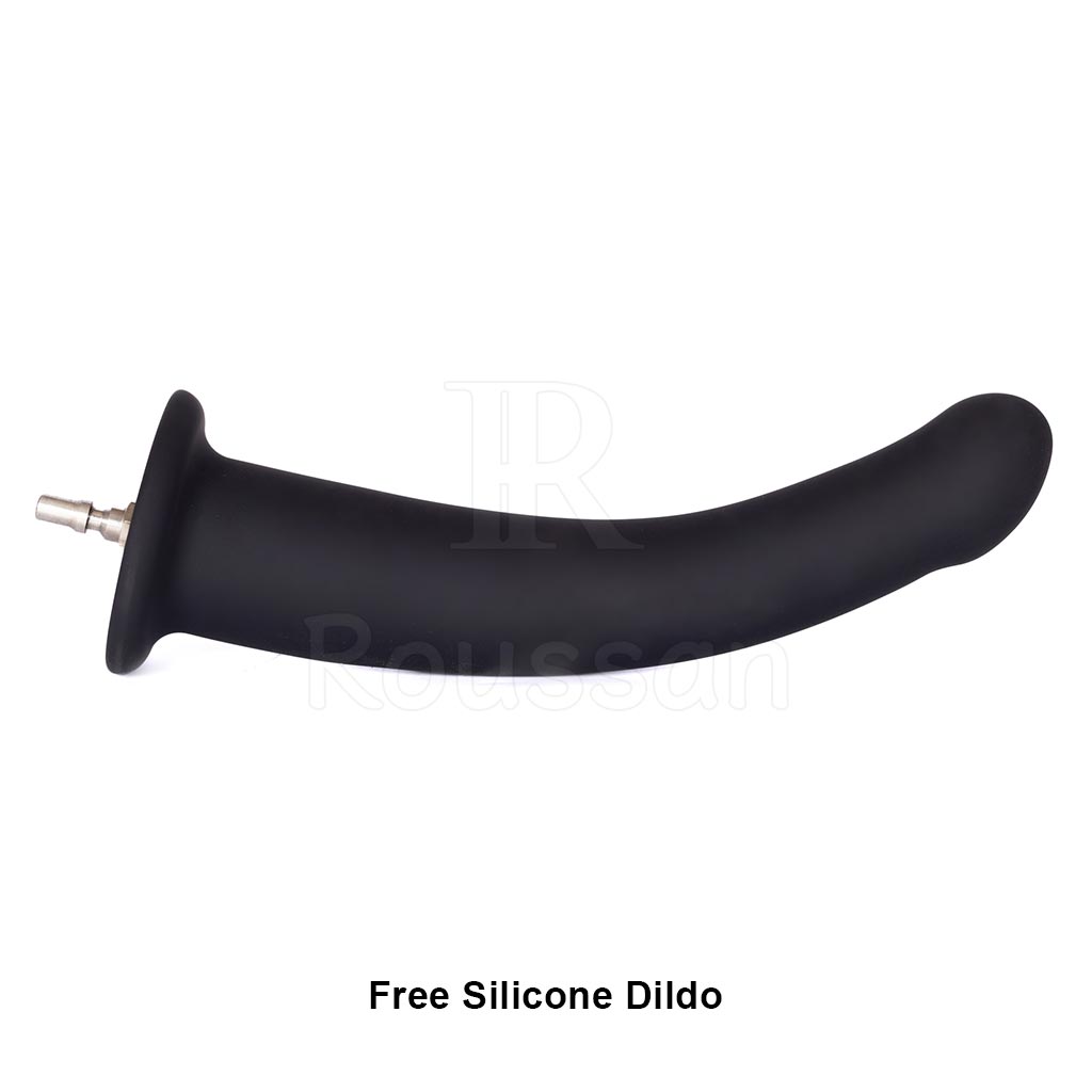 Roussan Sex Machine Elves | App/Wireless/Wired Control | 120-watt Motor | Silicone Dildo