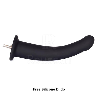 Roussan Sex Machine Elves | App/Wireless/Wired Control | 120-watt Motor | Silicone Dildo