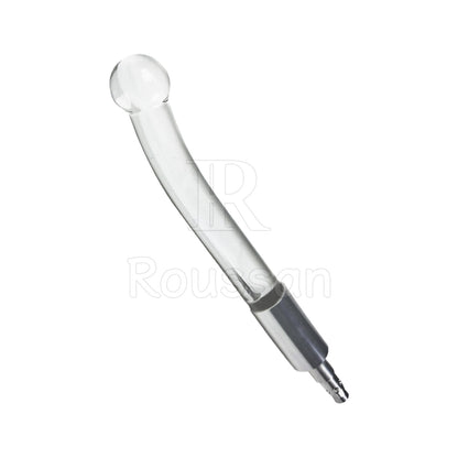 8.7inch Curved Crystal Wand, Free for Roussan Sex Machine Black Dragon & Black Evil