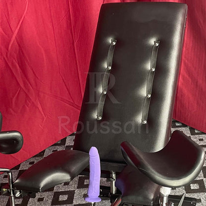 Obedience Chair, Deluxe Leather Seat, Backrest and Leg Rests