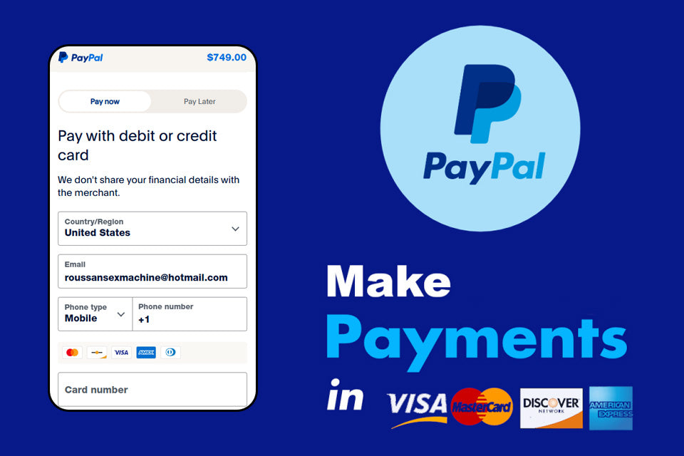 Pay with PayPal, Guest Checkout, Payment Ways