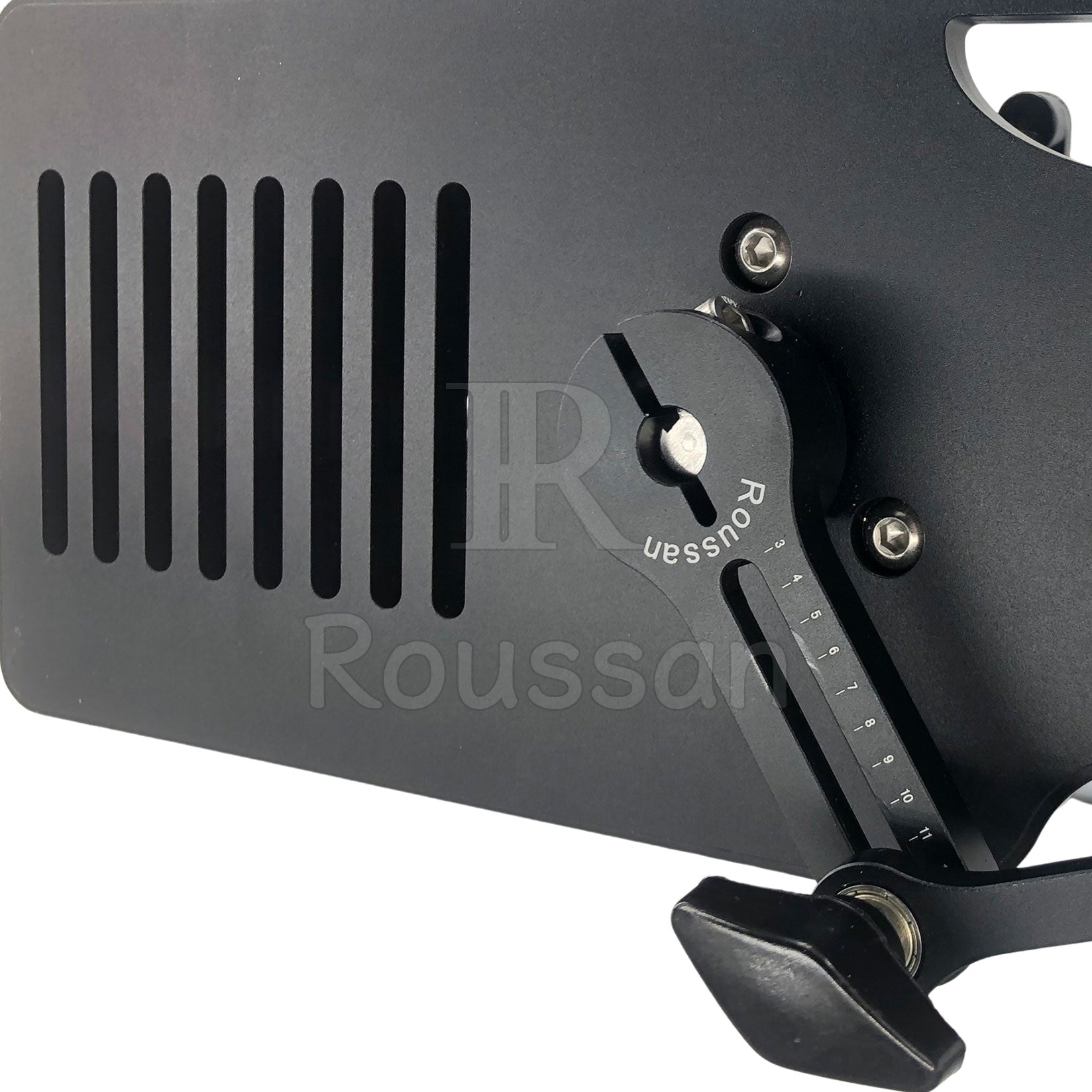 Stroke Depth Adjustment Slot of Roussan Sex Machine Black Dragon & Black Evil