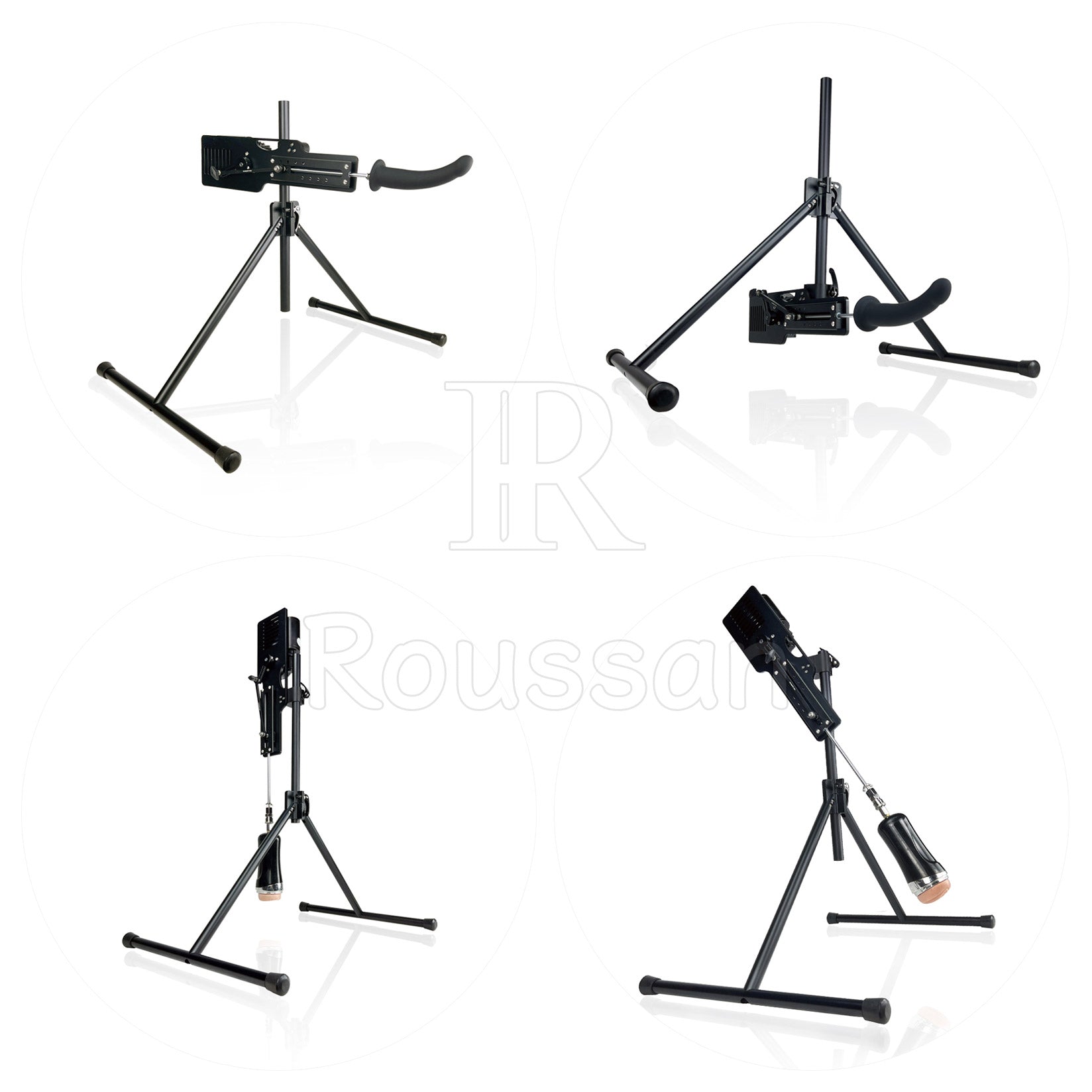 Roussan Sex Machine Black Evil, Adjustable in Many Ways – Plenty of Different Positions