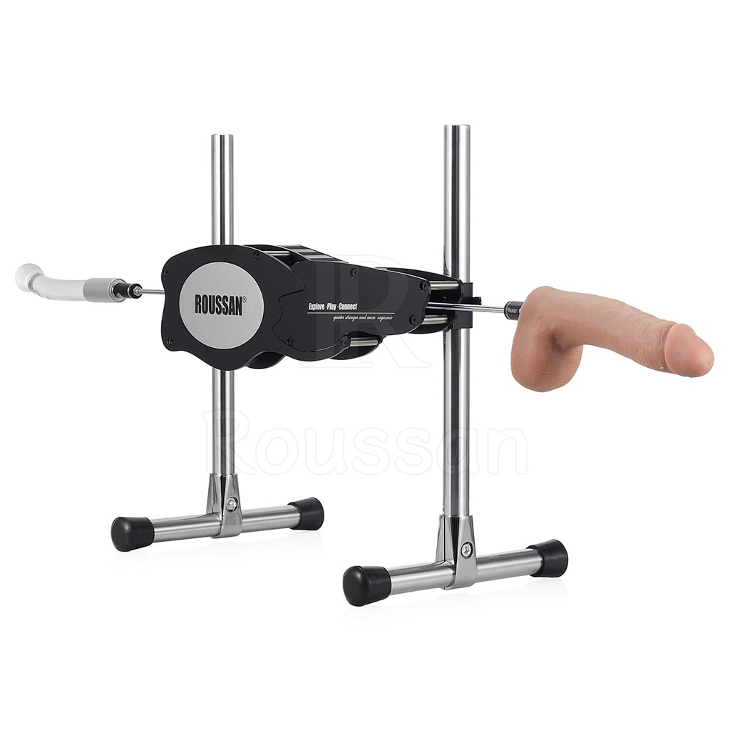 Roussan RX-15 Automatic Sex Machine: 120W High-Torque Motor | App & Remote Control | Dual-Ended Thrusting for Couples & Solo