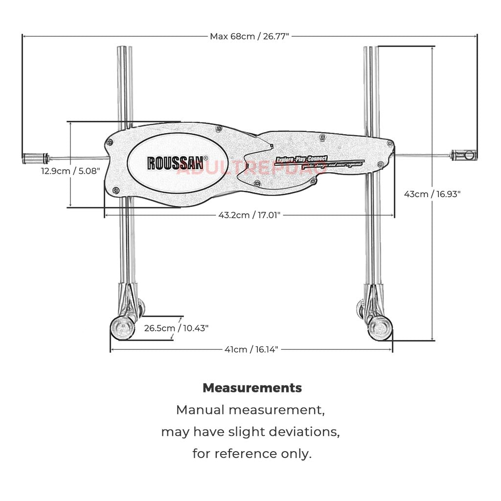 Roussan RX-15 Automatic Sex Machine: 120W High-Torque Motor | App & Remote Control | Dual-Ended Thrusting for Couples & Solo