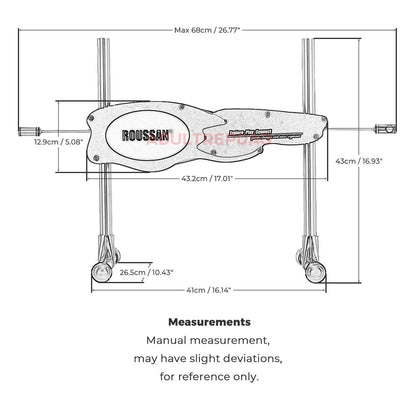 Roussan RX-15 Automatic Sex Machine: 120W High-Torque Motor | App & Remote Control | Dual-Ended Thrusting for Couples & Solo