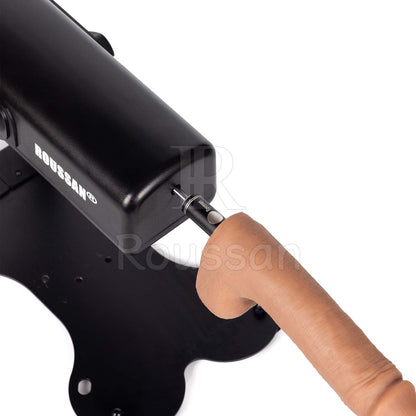 Roussan Mini Sex Machine RX-5 | App/Wireless/Wired Control | 70-watt Motor | Silicone Dildo