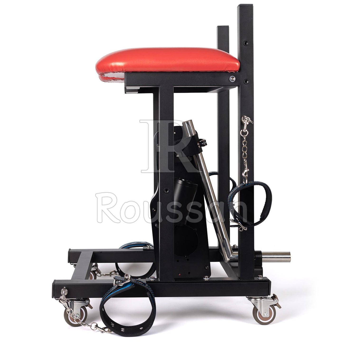 Slave Stool with Roussan Wireless Control Sex Machine | 120-watt Motor | Silicone Dildo