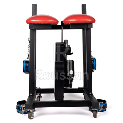 Slave Stool with Roussan Wireless Control Sex Machine | 120-watt Motor | Silicone Dildo