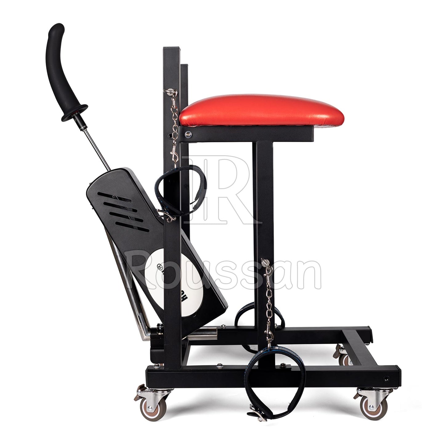 Slave Stool with Roussan Wireless Control Sex Machine | 120-watt Motor | Silicone Dildo