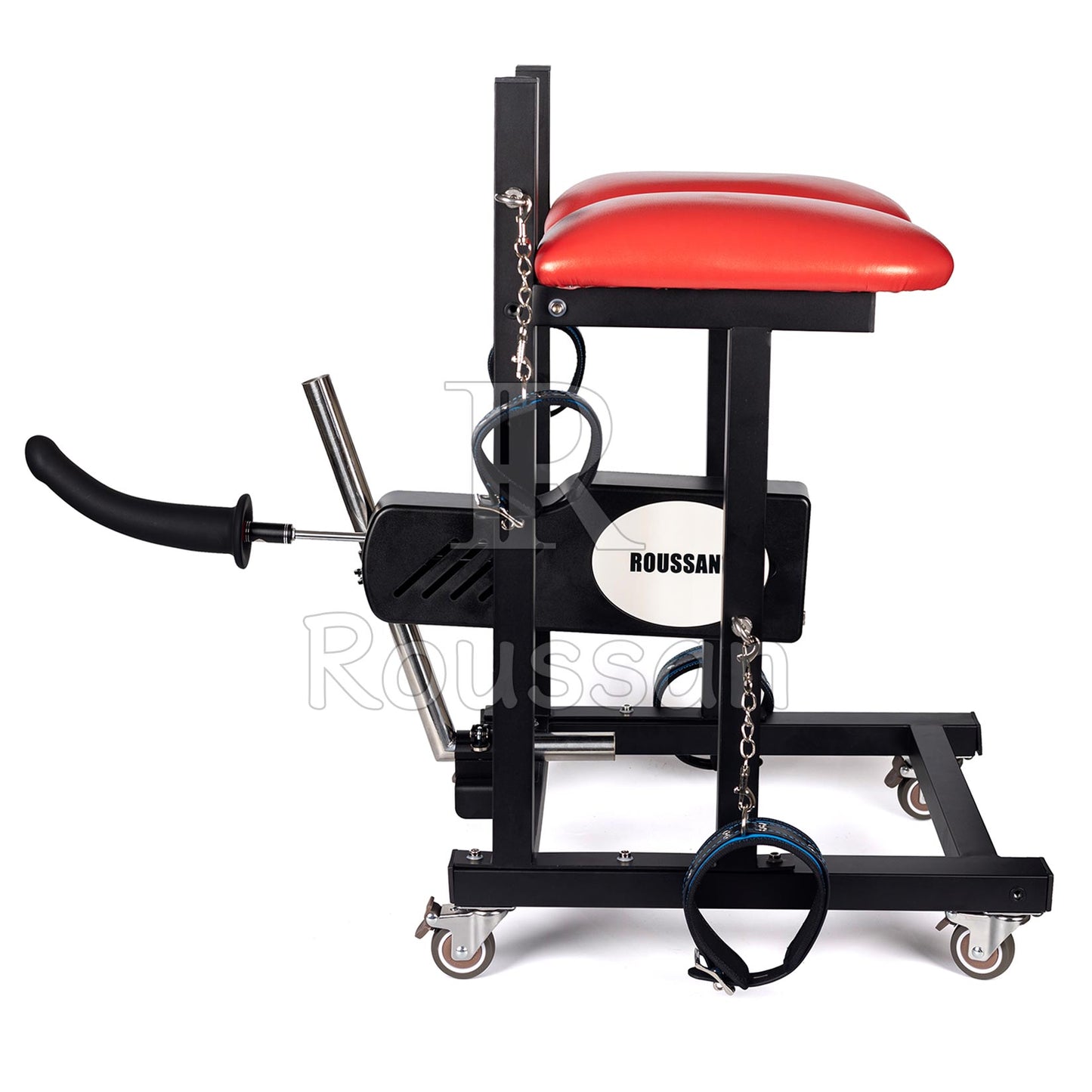 Slave Stool with Roussan Wireless Control Sex Machine | 120-watt Motor | Silicone Dildo