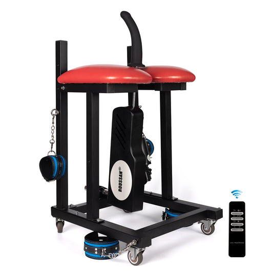 Slave Stool with Roussan Wireless Control Sex Machine | 120-watt Motor | Silicone Dildo