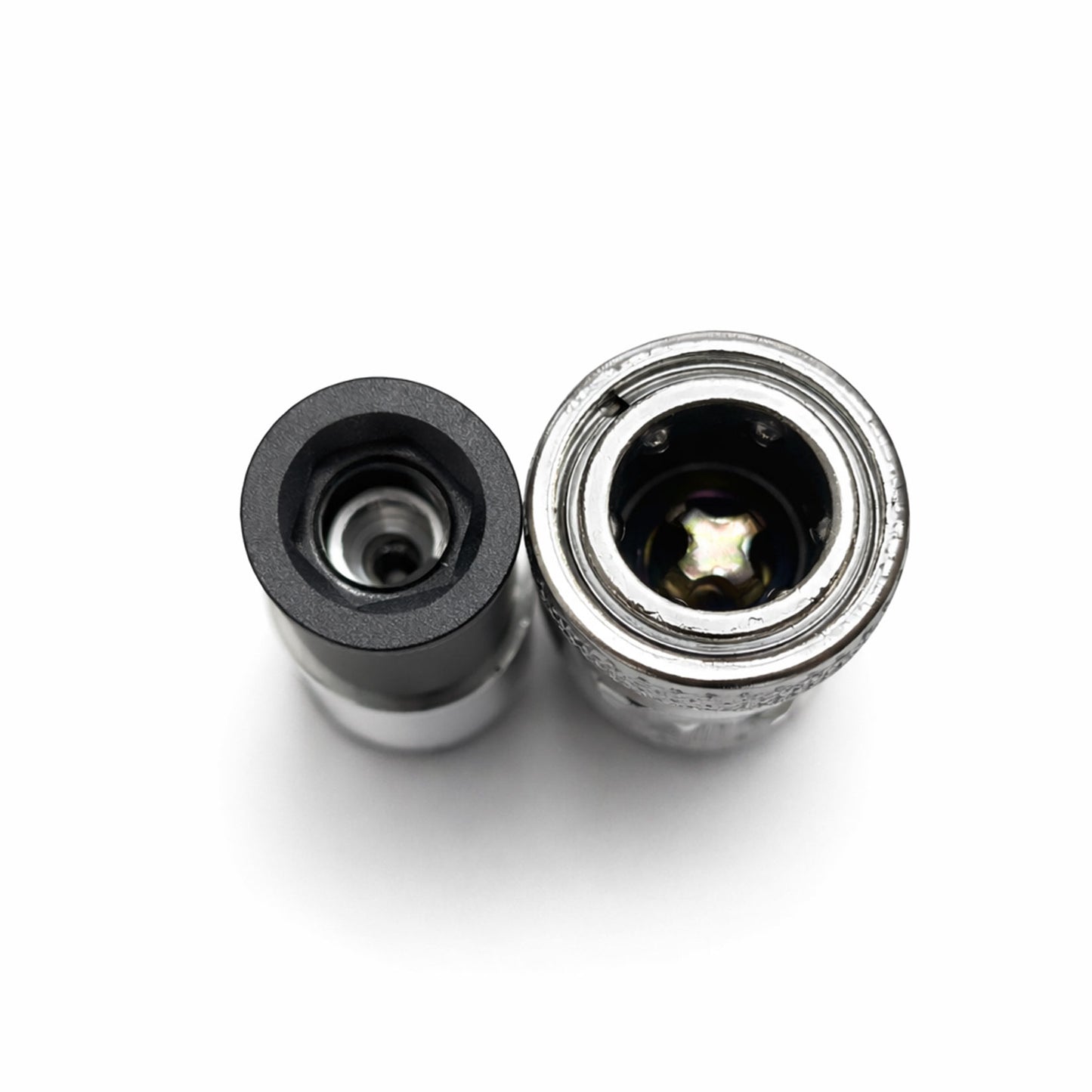 Flexible Spring Extension for Roussan Sex Machines | 4.53" Length | Aluminium & Stainless Steel | Anti-Rotation R-Lock System