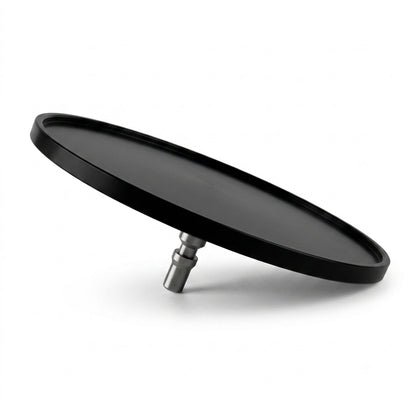 Suction Cup Dildo Adapter for Roussan Sex Machines | 4.53" Diameter | Aluminium & Stainless Steel | Anti-Rotation R-Lock System