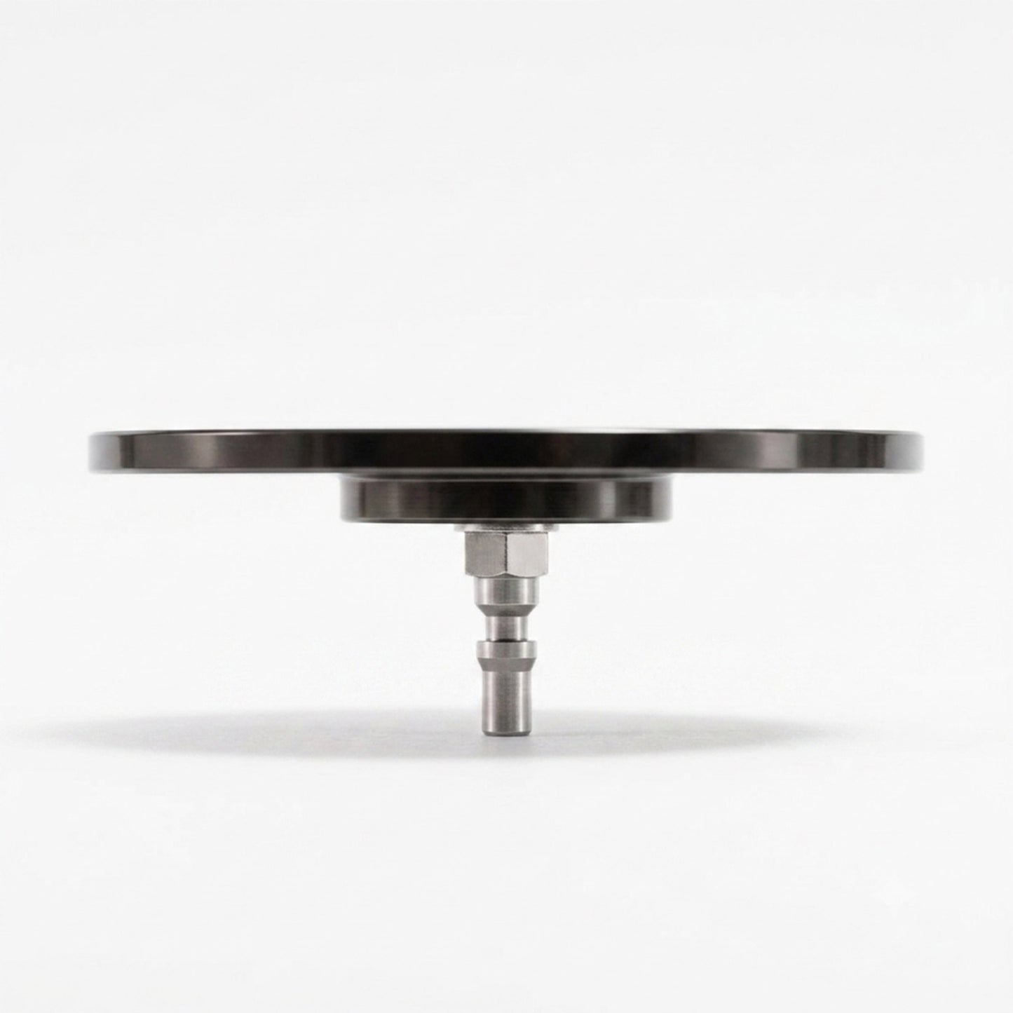 Suction Cup Dildo Adapter for Roussan Sex Machines | 4.53" Diameter | Aluminium & Stainless Steel | Anti-Rotation R-Lock System