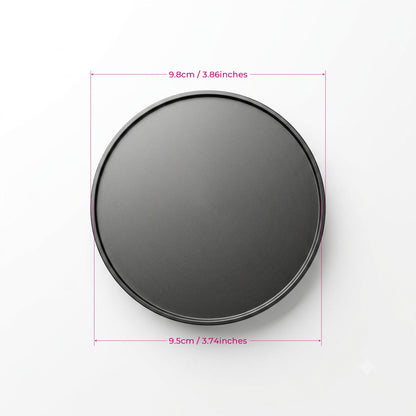 Suction Cup Dildo Adapter for Roussan Sex Machines | 4.53" Diameter | Aluminium & Stainless Steel | Anti-Rotation R-Lock System