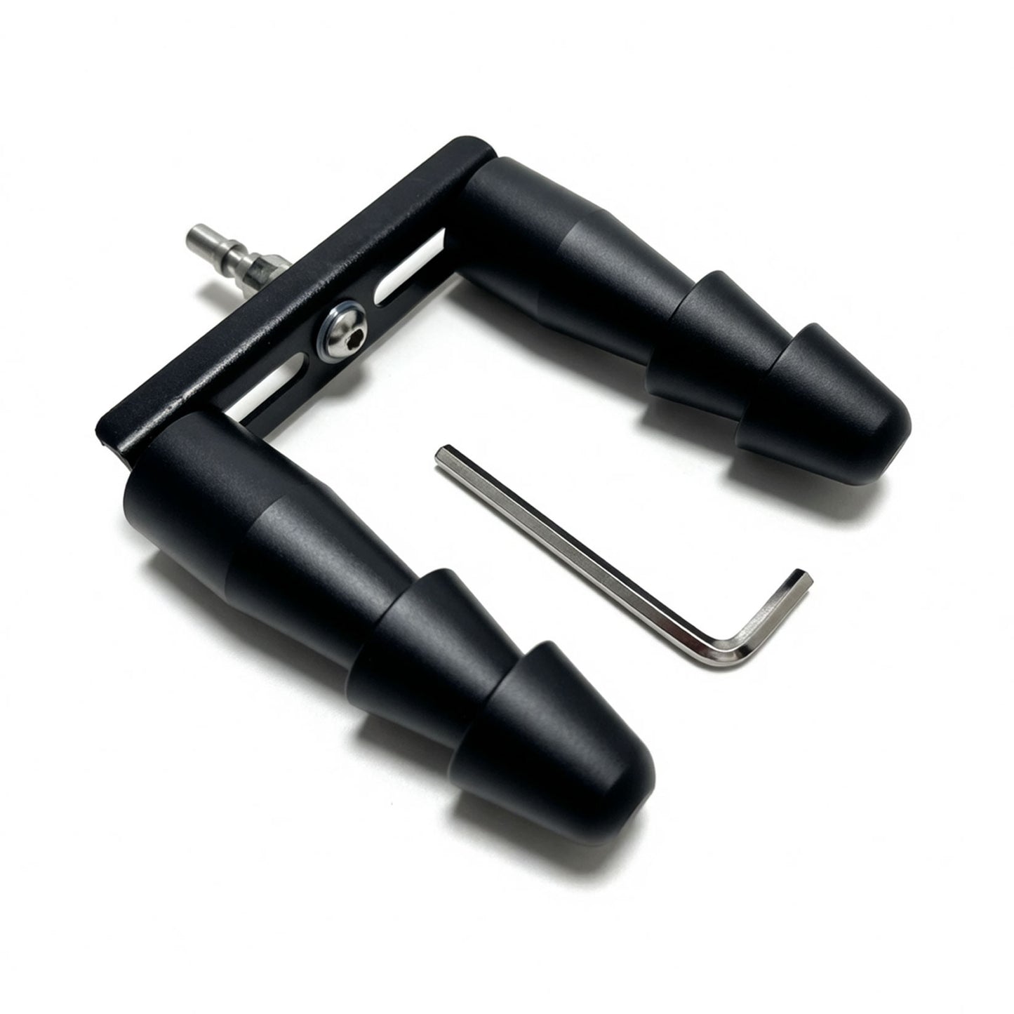 Vac-U-Lock Dildo Adapter for Roussan Sex Machines | Doc Johnson Compatible | Aluminium & Stainless Steel | Anti-Rotation R-Lock System