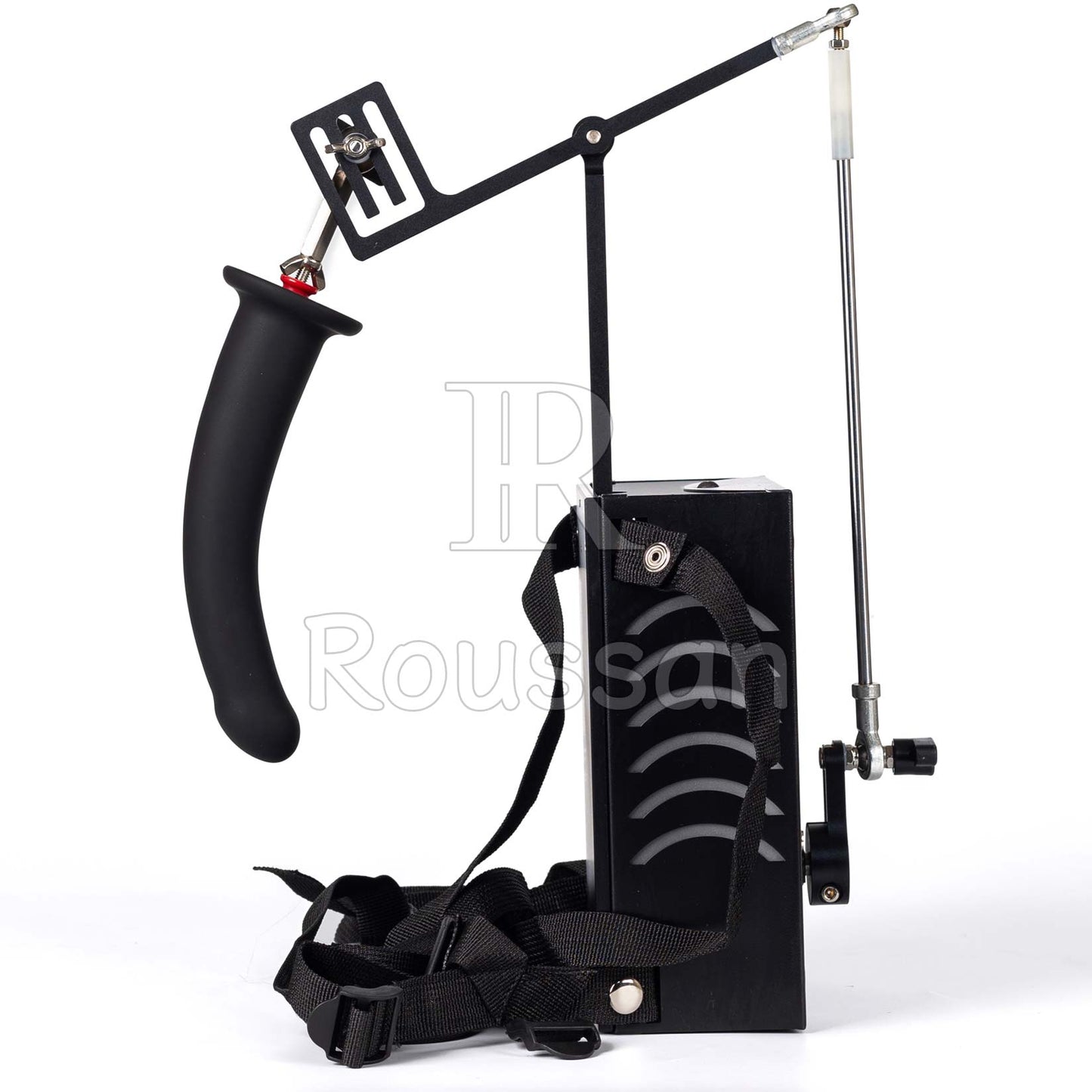 Roussan Wearable Sex Machine | Wireless Control | 120-watt Motor | Silicone Dildo