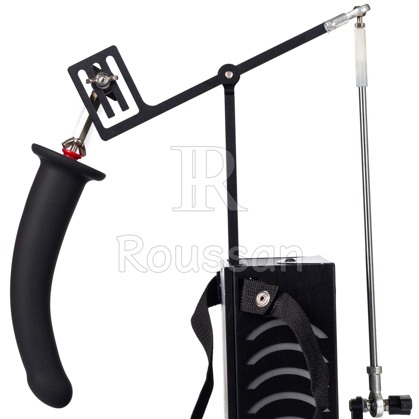 Roussan Wearable Sex Machine | Wireless Control | 120-watt Motor | Silicone Dildo