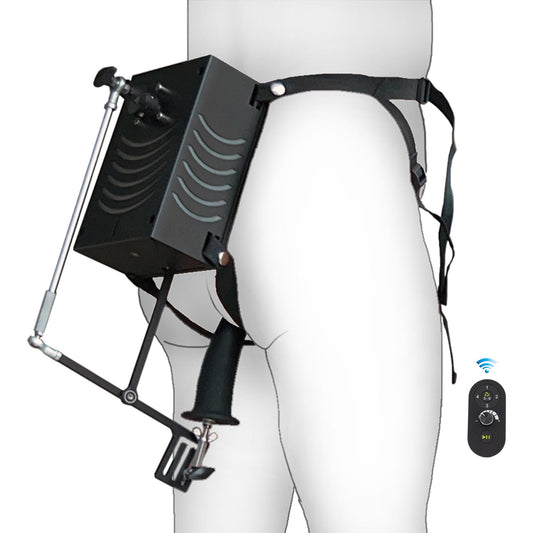 Roussan Wearable Sex Machine | Wireless Control | 120-watt Motor | Silicone Dildo