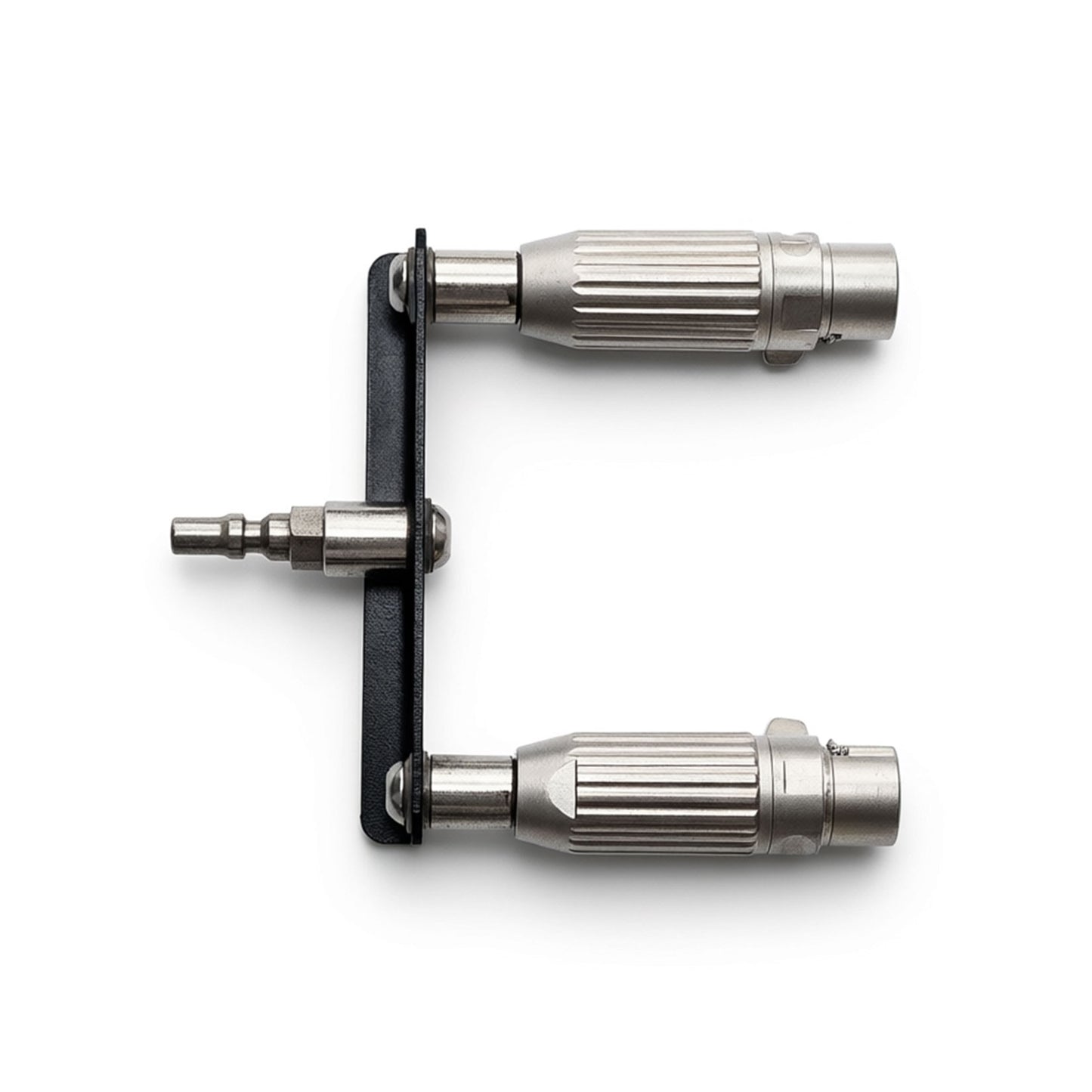 3XLR Adapter for Roussan Sex Machines | 3-Pin / 3-Prong Toy Compatible | Stainless Steel & Aluminium | Anti-Rotation R-Lock System