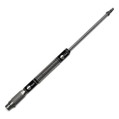 3XLR adapter, 4.53-inch flexible spring, and 7.48-inch extension rod attached together.