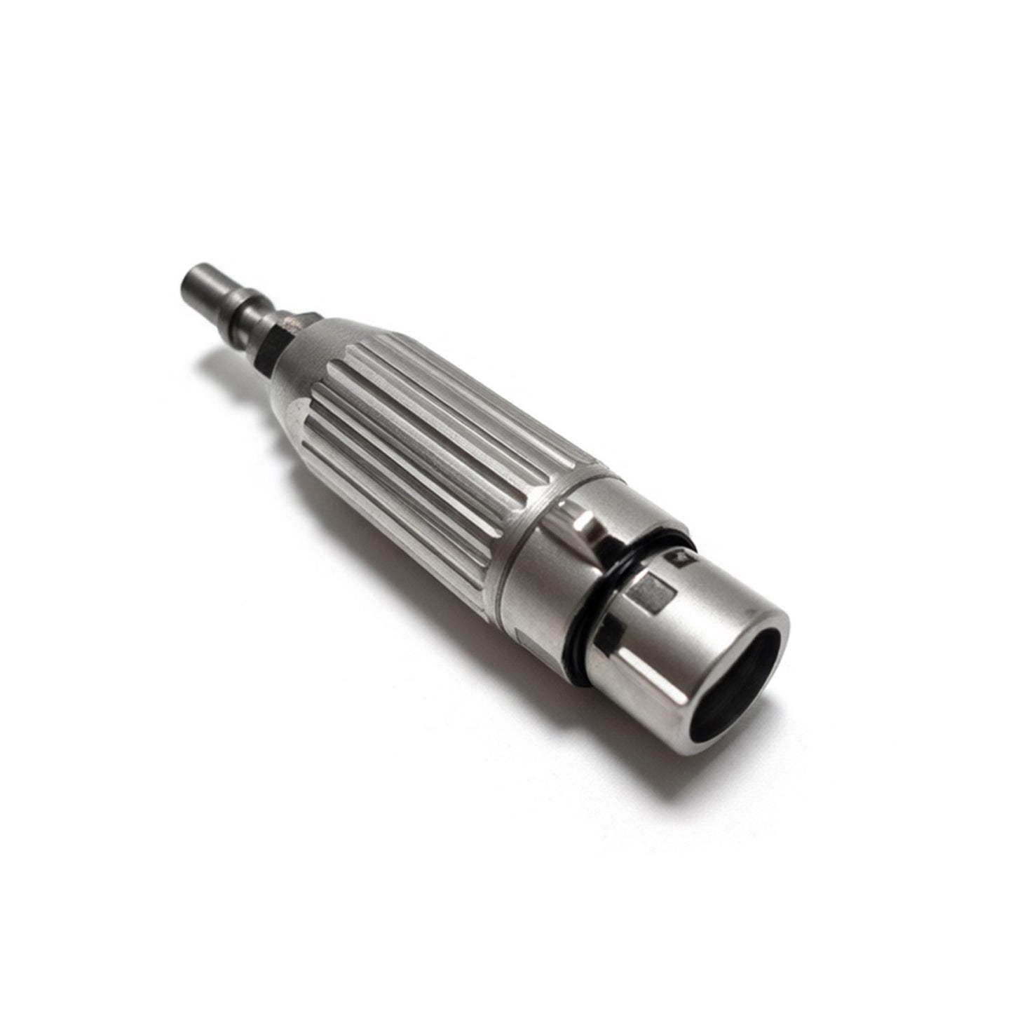 3XLR Adapter for Roussan Sex Machines | 3-Pin / 3-Prong Toy Compatible | Stainless Steel & Aluminium | Anti-Rotation R-Lock System